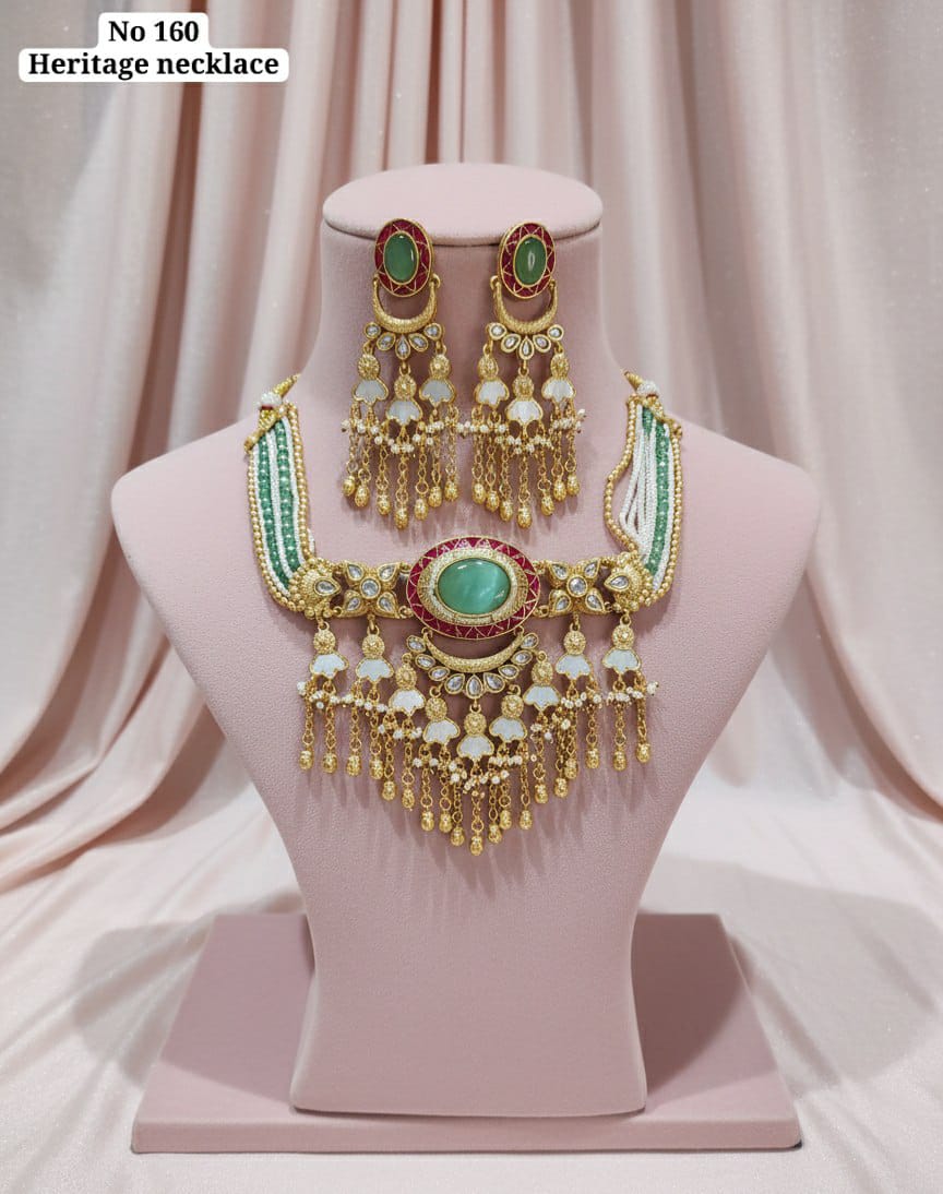 Royal Green Stone Necklace 29